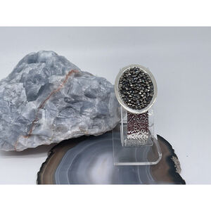 Platinum Sterling 925 Design Halo Cuff Bracelet